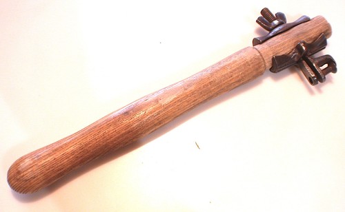 Cross cut saw handle - saw, spear